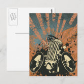 Het overleg briefkaart (Voorkant / Achterkant)