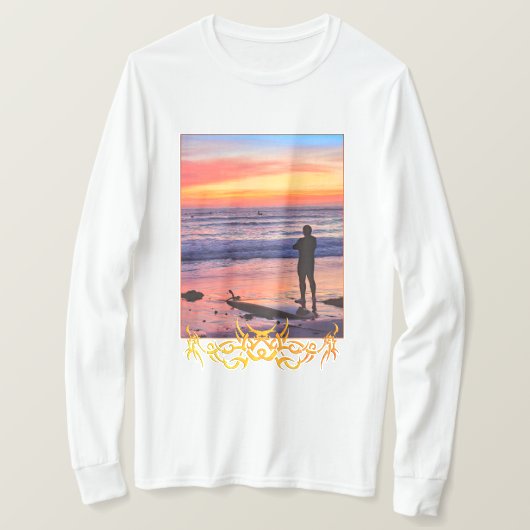 HET OVERLEVEN VAN DE ZEVENDE WAVE T-SHIRT (Design voorkant)