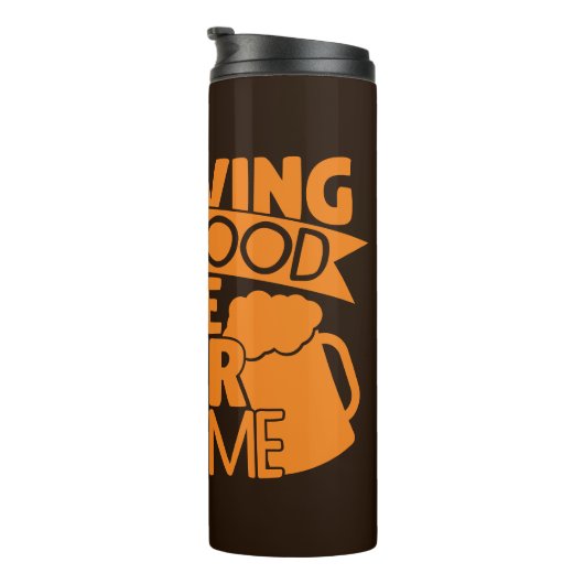 Het overleven van vaderschap één bier per keer thermosbeker (Geroteerd rechts)