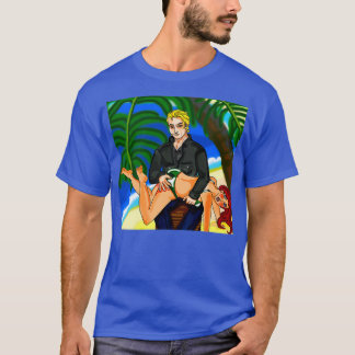 Het overspannen op de Beach T-shirt