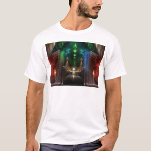 Het overwegen van Fractal van Oz Art. T-shirt