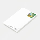 Het overwegen van paradijs grote post-it nota's post-it® notes (Schuin)