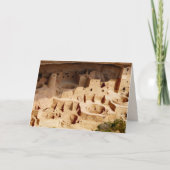 Het Overzicht van het Paleis van het Cliff Wenskaa Kaart (Voorkant)