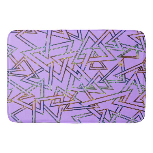 Het overzicht van het Patroon van de driehoek + uw Badmat (Voorkant)