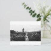 Het overzien van straat briefkaart (Staand voorkant)