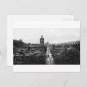 Het overzien van straat briefkaart (Voorkant / Achterkant)