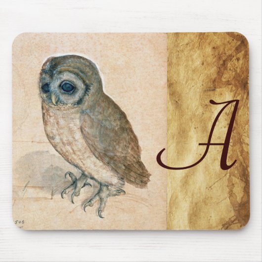 HET OWL MONOGRAM-GEHALTE MUISMAT (Voorkant)
