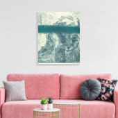 Het Paar Canvas Afdruk (Insitu (Woonkamer))