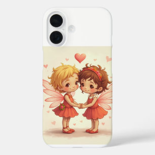 Het paar van de liefde fee iPhone 16 Hoesjes