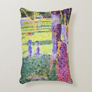 Het Paar van Georges Seurat, Vintage-Pointillisme Accent Kussen