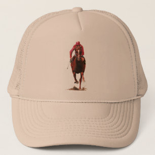 Het paard en de jockey trucker pet