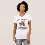 Het paard heeft de Cowboy-zwanger gered T-shirt (Voorkant volledig)
