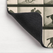 Het paard in Motion Early Motion Afbeelding Muismat (Hoek)