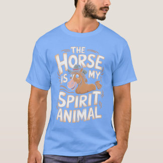 Het paard is mijn spirit animal girl t-shirt