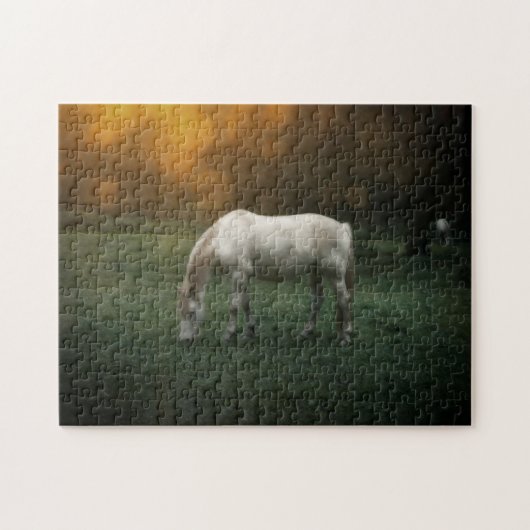 Het paard legpuzzel (Horizontaal)