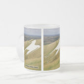 Het paard matglas koffiemok (Voorkant links)