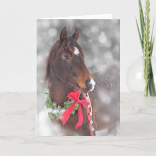 Het Paard van de gift Feestdagen Kaart