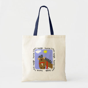 Het paard zegt T-shirts en Giften hinnik Tote Bag