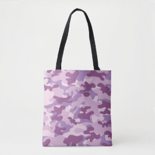 Het paarse Canvas tas van de Camouflage