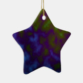 het paarse groene art. van de stropdaskleurstof keramisch ornament (Rechts)