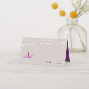 Het Paarse Origami Paper Cranes Asian Wedding