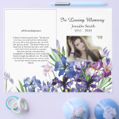 Het Paarse programma van de BiFold Irises Flyer (Enkel)