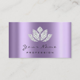 Het Paarse Viooltje van Lotus van de Diamant van Visitekaartje