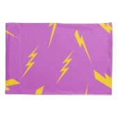 Het Paarse Y2K-patroon met achtergrondverlichting Kussensloop (Achterkant)