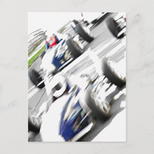Het Pace Lap Briefkaart (Voorkant)