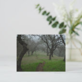 Het pad briefkaart (Staand voorkant)