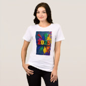 Het pad dat jouw bestemming bepaalt Tri-Blend shirt (Voorkant volledig)