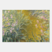 Het pad door de Irises - Claude Monet Inpakpapier Vel (Voorkant)