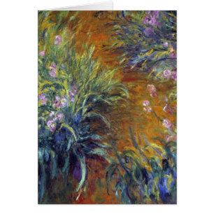 Het pad door de Irises door Claude Monet