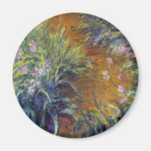 Het pad door de Irises door Claude Monet Magneet