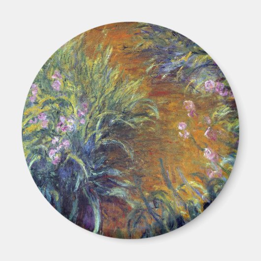 Het pad door de Irises door Claude Monet Magneet (Voorkant)