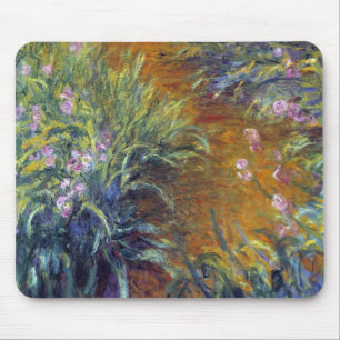 Het pad door de Irises door Claude Monet Muismat