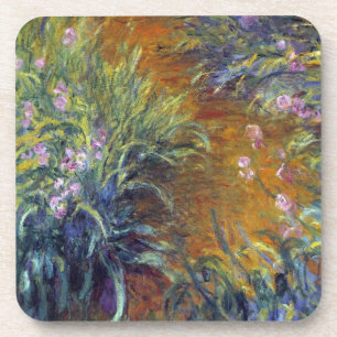 Het pad door de Irises door Claude Monet Onderzetter