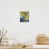 Het pad door de Irises door Monet Print (Keuken)