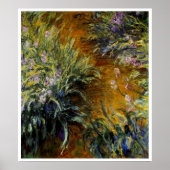 Het pad door de Irises Poster (Voorkant)