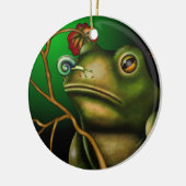 Het pad en de slak II Keramisch Ornament (Links)