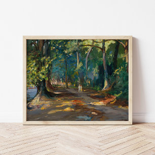 Het pad langs de rivier Sir John Lavery Poster
