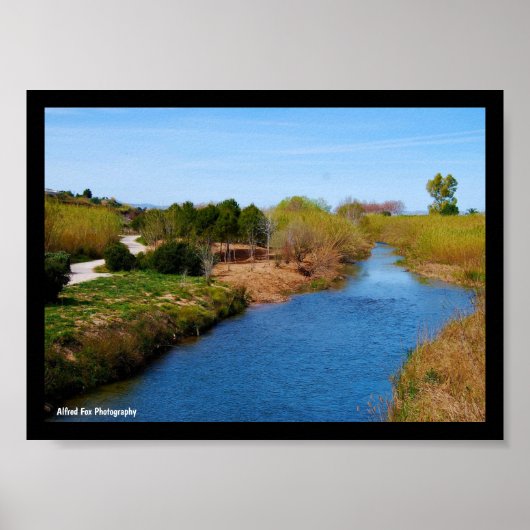 Het pad langs de Túria rivier Poster (Voorkant)