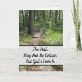 Het pad - leeg van binnen kaart (Voorkant)