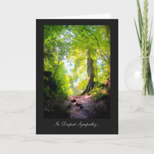 Het pad lijkt het meest steil.... In diepe sympath Kaart (Voorkant)