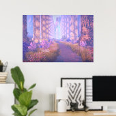 Het pad naar de tempel poster (Thuiskantoor)