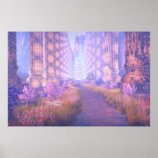 Het pad naar de tempel poster (Voorkant)