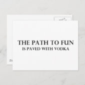 Het pad naar Fun 2 Briefkaart (Voorkant / Achterkant)