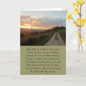 Het pad naar huis Samhain Sunset Kaart (Gele Bloem)