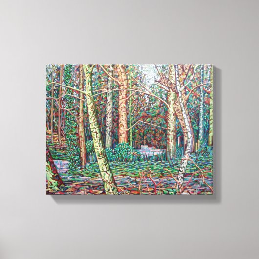 Het pad van januari canvas afdruk (Voorkant)