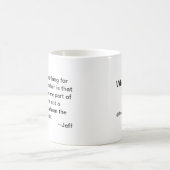 Het pad: Wat zou Jeff doen? KoffieMok (Center)